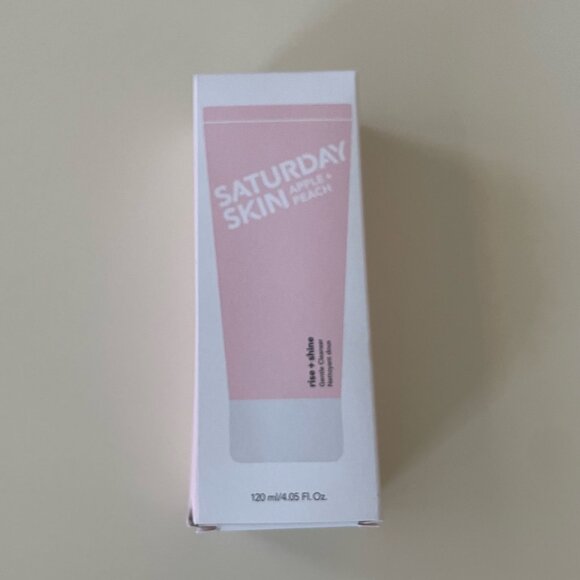 Saturday Skin Rise + Shine Gentle Cleanser Full Size 120ml Brand New in Box - Picture 1 of 8